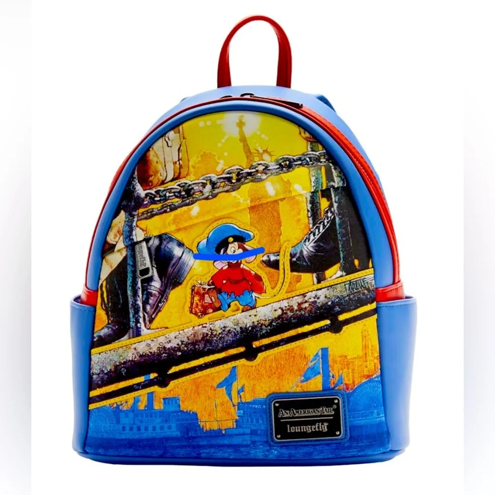 Loungefly an‎ American Tail FIEVELScene Mini Backpack- NWT